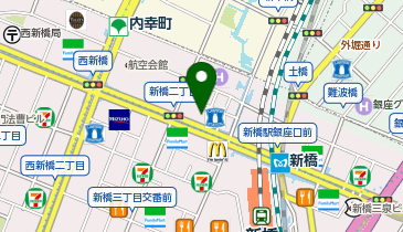 なんぼや 新橋店の地図画像