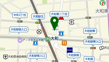 おかしのまちおか 大和店の地図画像