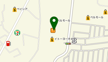 おかしのまちおか ベルモール店の地図画像