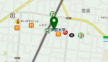 おかしのまちおか 学芸大学駅前店の地図画像