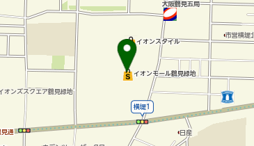 おかしのまちおか イオンモール鶴見緑地店の地図画像