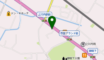 コインランドリー ホワイトピア上川内店の地図画像