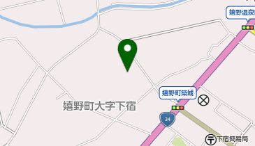 コインランドリー ホワイトピア嬉野店の地図画像