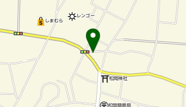 コインランドリー ホワイトピア松岡店の地図画像