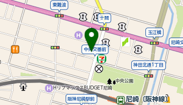 アデランス 尼崎の地図画像