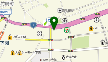 アデランス 下関の地図画像