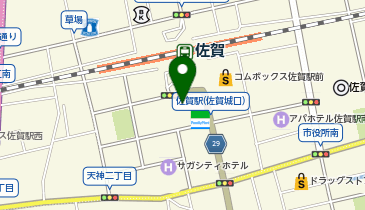 アデランス 佐賀の地図画像
