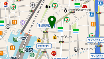 アデランス 池袋の地図画像