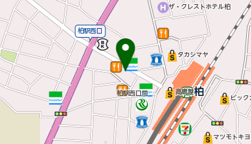 アデランス 柏の地図画像