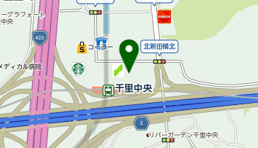 アデランス 千里中央の地図画像