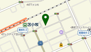 アデランス 苫小牧の地図画像
