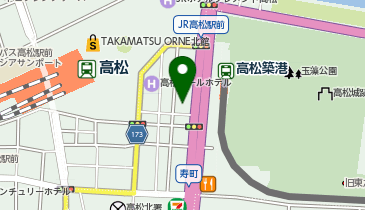 アデランス 高松の地図画像