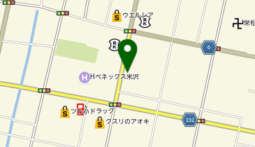 アデランス 米沢(フランチャイズ)の地図画像