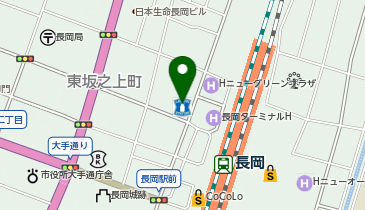 アデランス 長岡の地図画像