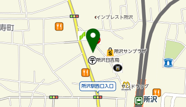 アデランス 所沢の地図画像