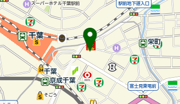 アデランス 千葉の地図画像