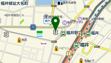 アデランス 福井の地図画像