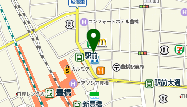 アデランス 豊橋の地図画像
