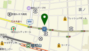 レディスアデランス 福知山の地図画像