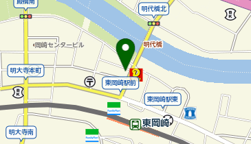 アデランス 岡崎の地図画像