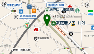 アデランス 溝ノ口の地図画像