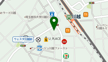 アデランス 川越の地図画像