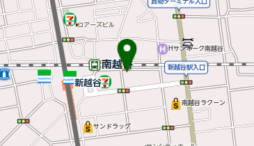 アデランス 越谷の地図画像