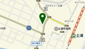 アデランス 土浦の地図画像