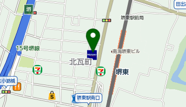 アデランス 堺の地図画像