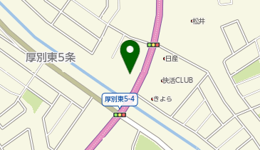BIG M ONE 札幌厚別店の地図画像