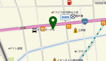 BIG M ONE 福井開発店の地図画像