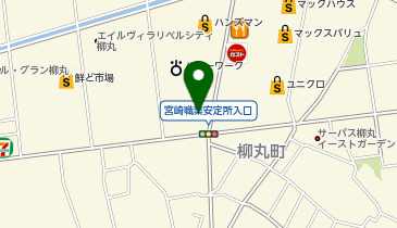 BIG M ONE 宮崎店の地図画像
