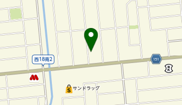 BIG M ONE 帯広白樺店の地図画像