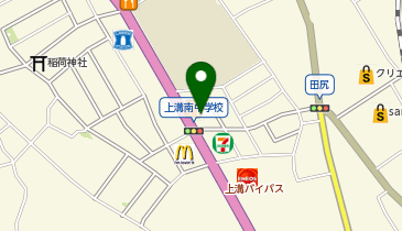 BIG M ONE 相模原上溝店の地図画像