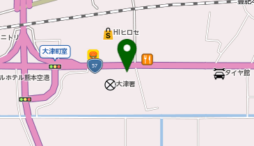 BIG M ONE 熊本大津店の地図画像