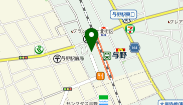 バーガーキング 与野駅前の地図画像
