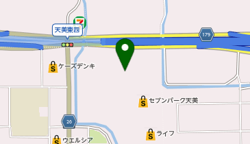バーガーキング セブンパーク天美の地図画像