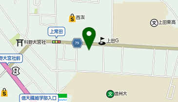 バーガーキング 上田常田の地図画像