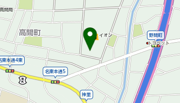 バーガーキング イオンメイトピアの地図画像