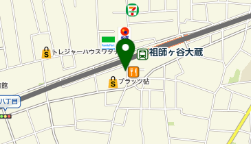 バーガーキング 祖師ケ谷大蔵の地図画像
