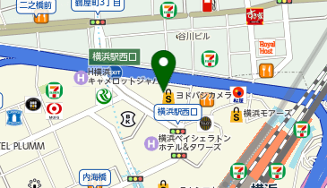 バーガーキング ヨドバシ横浜の地図画像