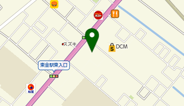 バーガーキング 東金の地図画像