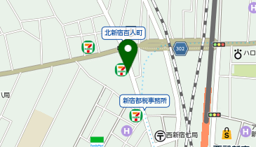 バーガーキング 新宿小滝橋の地図画像