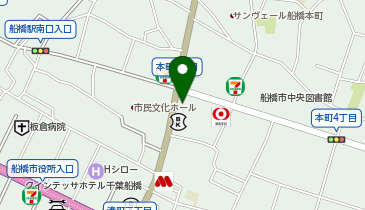 バーガーキング 船橋の地図画像