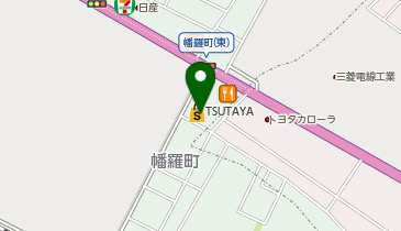 バーガーキング 17号籠原の地図画像