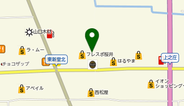 バーガーキング フレスポ桜井の地図画像