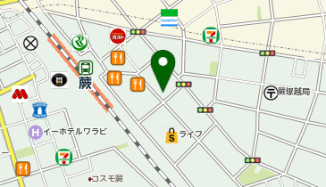 バーガーキング 蕨駅東口の地図画像