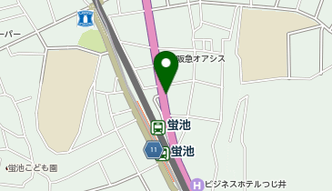 バーガーキング 蛍池駅前の地図画像