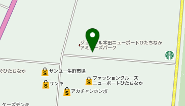 バーガーキング ニューポートひたちなかの地図画像