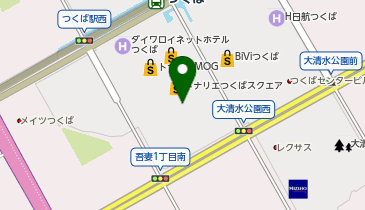 バーガーキング トナリエクレオつくばの地図画像
